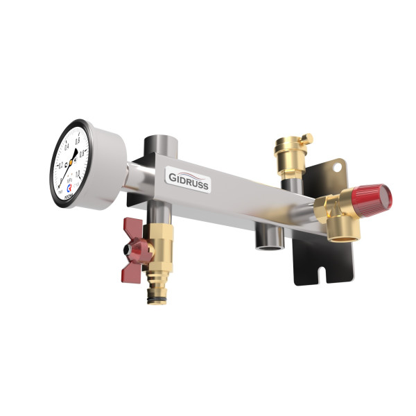 Группа безопасности бойлера Gidruss BKSS-35-3 (3 бар, верхнее крепление расшир. бака до 35 л)