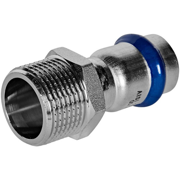 Переход 18х3/4"Н Stout SSS-2021 ВПр-НР (нерж.ст., пресс) SSS-2021-001834 Переход 18х3/4"Н Stout SSS-2021 ВПр-НР (нерж.ст., пресс) SSS-2021-001834