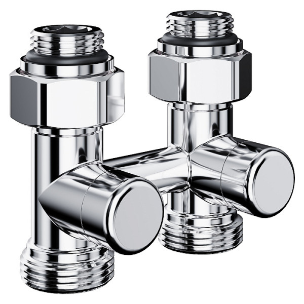 Фитинг двойной со встроенным шаровым краном Royal Thermo Design прямой 1/2"х3/4"EK (хром) (RANDP11234CH) Фитинг двойной со встроенным шаровым краном Royal Thermo Design прямой 1/2"х3/4"EK (хром) (RANDP11234CH)