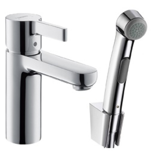 Смеситель для раковины Hansgrohe Metris S с гигиеническим душем (31160000)