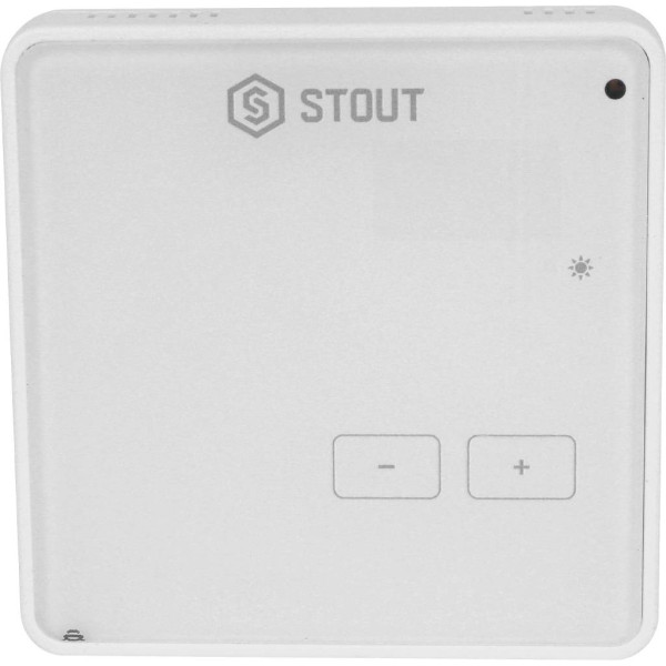 Терморегулятор Stout проводной комнатный R-10z, белый (STE-0101-010003)