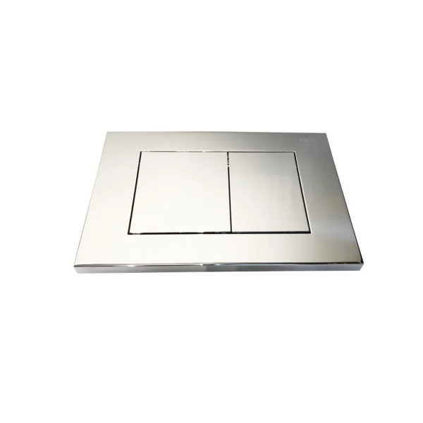 Клавиша смывная Vieir двойной смыв, хром, пластик (VRQ73-3)