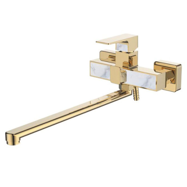 Смеситель для ванны и душа Ledeme золотой (L2273G) Смеситель для ванны и душа Ledeme золотой (L2273G)