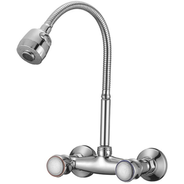 Смеситель для кухни Dlin с гибким изливом хром (D142811-T)