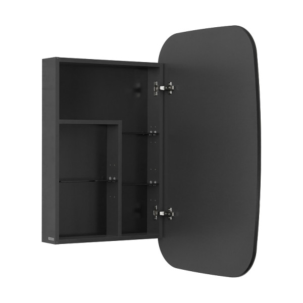 Шкаф зеркальный Aquaton Сохо 60 Графит правый (1A258302AJA0R)