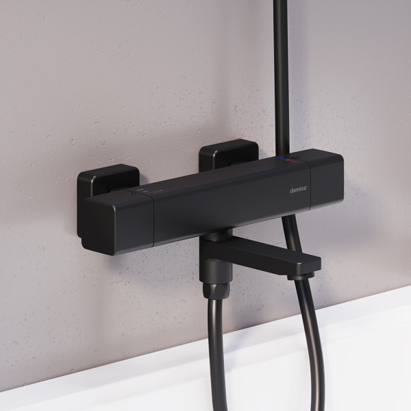 Смеситель для ванны и душа Damixa Gala черный (533000300) Смеситель для ванны и душа Damixa Gala черный (533000300)