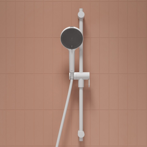 Лейка душевая Aiger белая матовая Iddis (AIG4FW0i18)