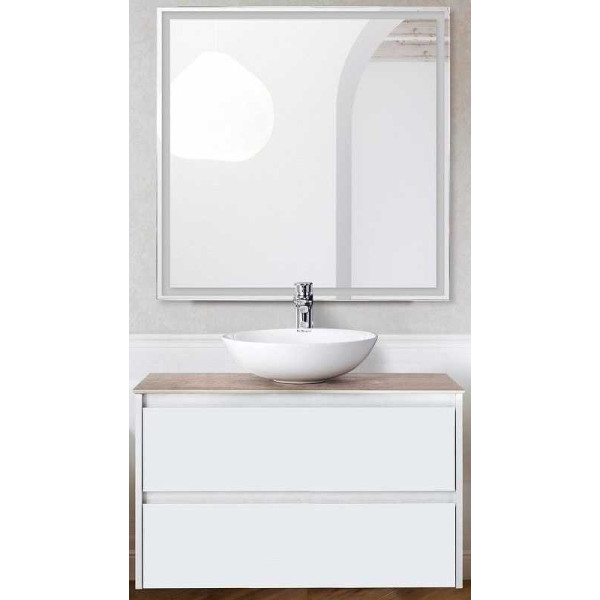 Тумба подвесная BelBagno Kraft 80 см Bianco Opaco (Kraft-800-2C-SO-BO)
