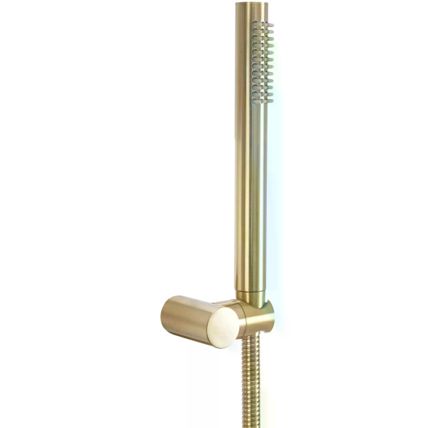 Смеситель для раковины Rea Lungo с душевым комплектом золото матовое (REA-B8010) Смеситель для раковины Rea Lungo с душевым комплектом золото матовое (REA-B8010)