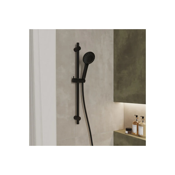 Душевая лейка Milardo Ideal Spa черная (ILS5FBRM18)