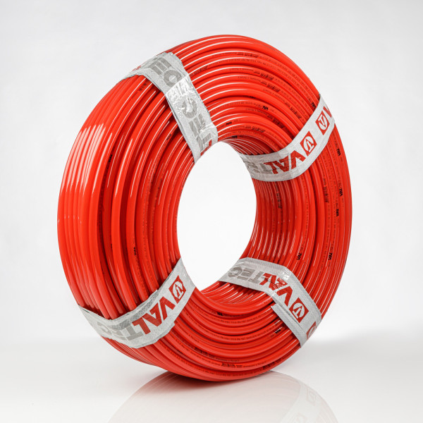 Труба п/э Valtec PEXa-EVOH 16x2,0 мм. красная, бухта 600 м. (VA1620.3.R.600)