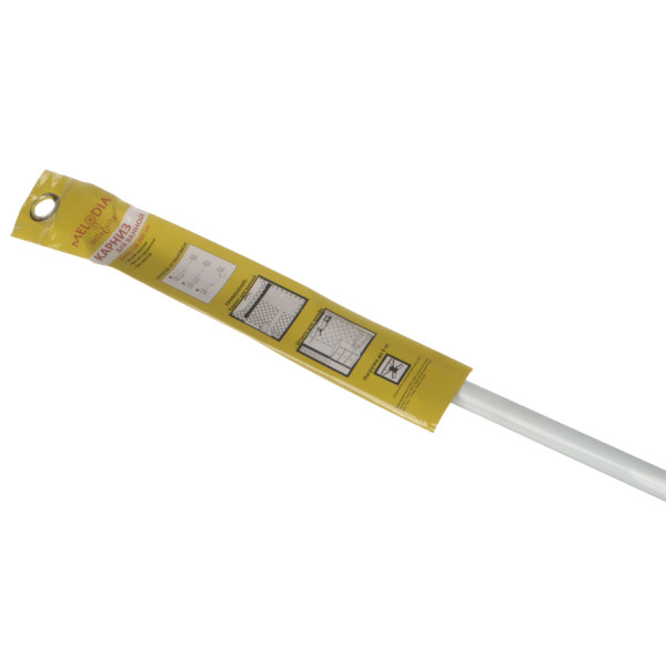 Карниз для ванны Melodia Interlock 110-200 см белый д.13мм (Mcr-00009)