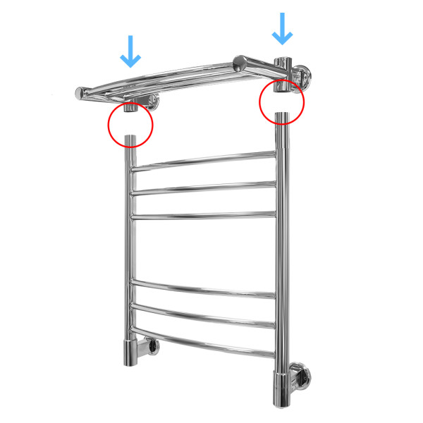 Полка для полотенцесушителя электрического Energy Modus2 500 хром Полка для полотенцесушителя электрического Energy Modus2 500 хром