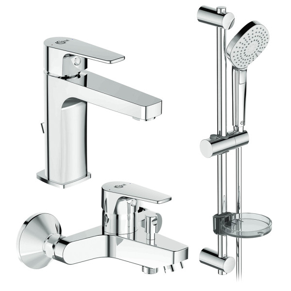 Набор для ванны set 3 в 1 Ideal Standard Set хром (BC264AA) Набор для ванны set 3 в 1 Ideal Standard Set хром (BC264AA)