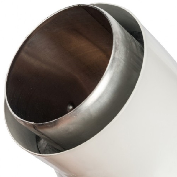 Элемент дымохода DN 80 отвод 45° утепленный п/м SCA-0080-800045 Элемент дымохода DN 80 отвод 45° утепленный п/м SCA-0080-800045