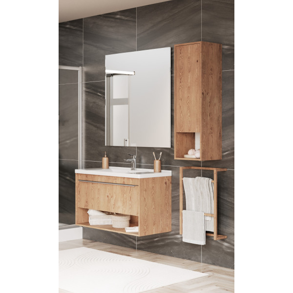 Шкаф подвесной Aquaton Хоуп 332x305x1060 орех (1.A287.5.03H.P6C.0) Шкаф подвесной Aquaton Хоуп 332x305x1060 орех (1.A287.5.03H.P6C.0)