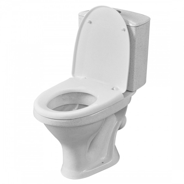 Унитаз-компакт Santeri Вест крап на белом 375x626x780 с сиденьем полипропилен крап на белом (1.P201.8.S01.00B.F)