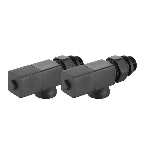 Комплект дизайн-вентилей Royal Thermo CUBE 1/2" осевой (черный) (RTE 56.0004) Комплект дизайн-вентилей Royal Thermo CUBE 1/2" осевой (черный) (RTE 56.0004)