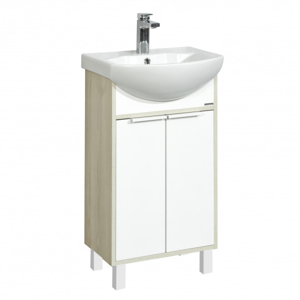 Тумба напольная Aquaton Рико 466x309x720 белый, ясень фабрик (1.A212.4.01R.IB9.0) Тумба напольная Aquaton Рико 466x309x720 белый, ясень фабрик (1.A212.4.01R.IB9.0)