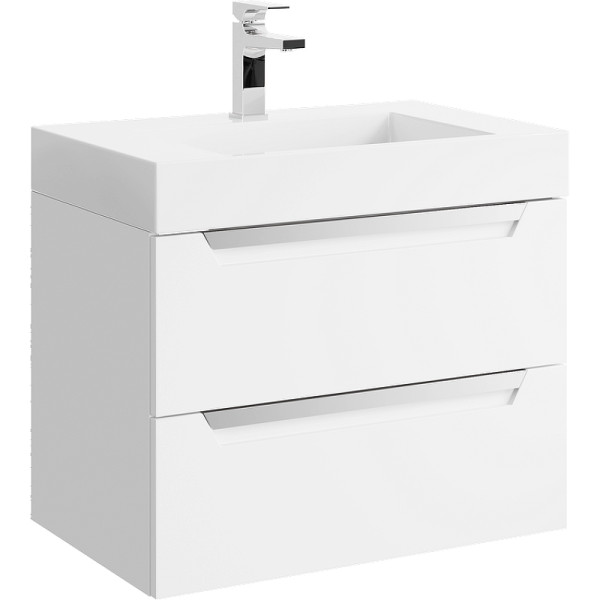 Тумба подвесная Aqwella Cube 700x445x508 белый (CUB0107W)