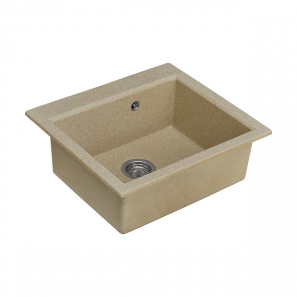 Мойка для кухни врезная Aquaton Линеа 584x517x228 песочный (1.A733.0.32L.W22.0)