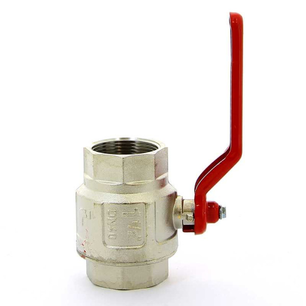 Кран Itap 1 1/2" ВВ шаровый Vienna (красная ручка) (1160112)