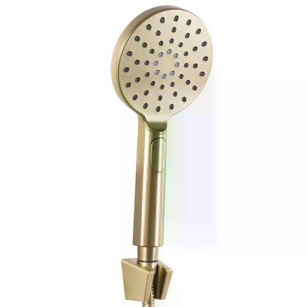 Смеситель для раковины Rea Marco с душевым комплектом золото матовое (REA-B5942) Смеситель для раковины Rea Marco с душевым комплектом золото матовое (REA-B5942)