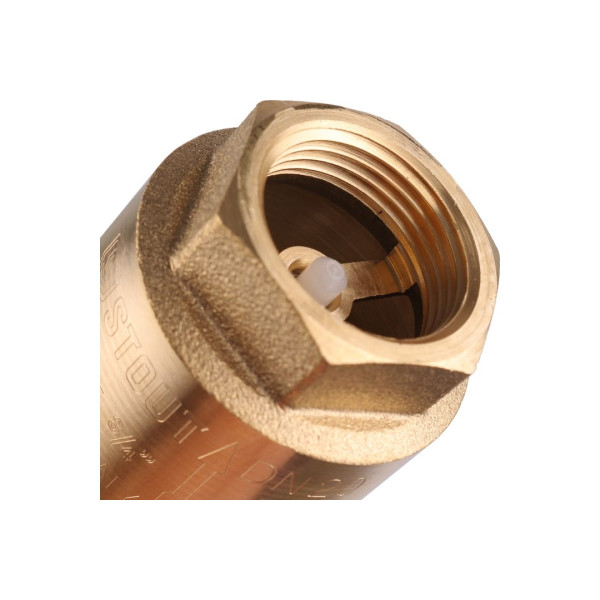 Клапан обратный вертикальный 3/4" Stout (с пластиковым седлом) SVC-0012-000020 Клапан обратный вертикальный 3/4" Stout (с пластиковым седлом) SVC-0012-000020