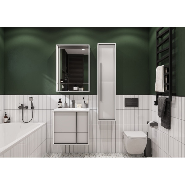 Шкаф зеркальный Aquaton Ривьера 60 (1A238902RVX20)