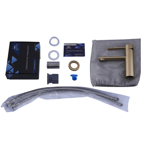 Смеситель для раковины Fashun бронза (A51134-21)