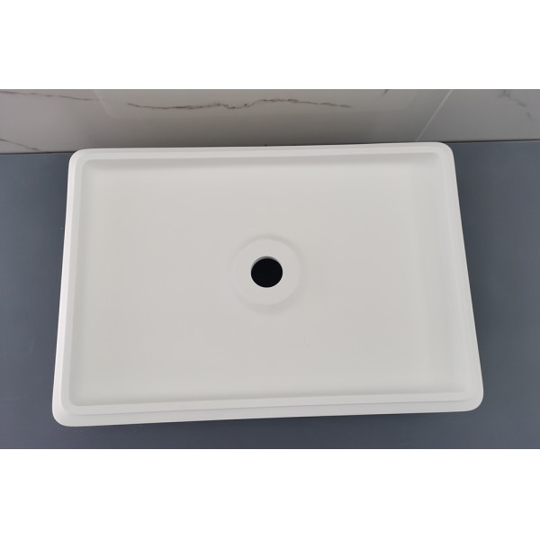 Раковина накладная Stein (белый матовый)