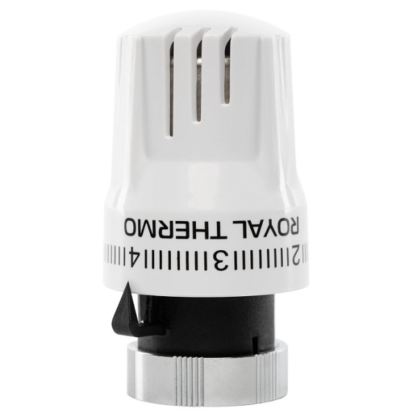 Головка термостатическая М30х1,5 Royal Thermo BASIC жидкостная (белая) (RTO 22.01)