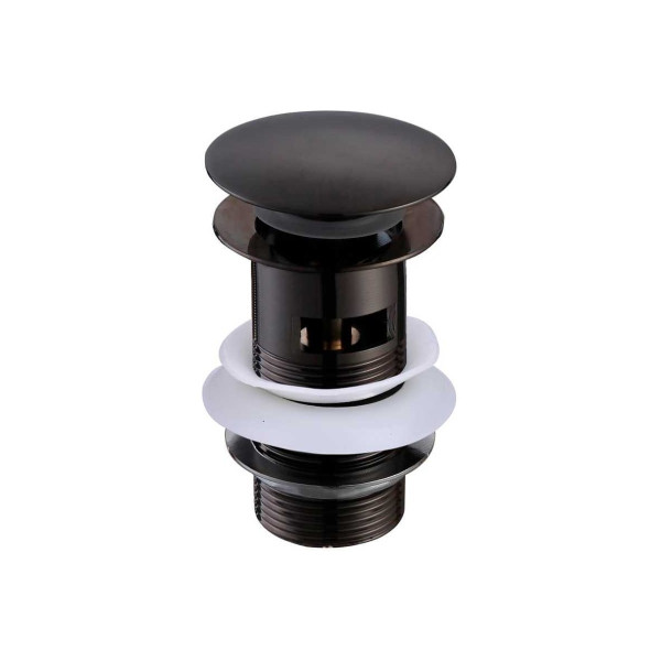 Донный клапан Aquatek черный матовый (AQ6001MB)