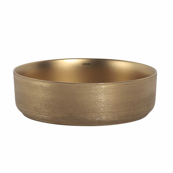 Раковина накладная Abber Bequem золото матовое (AC2109BGM) Раковина накладная Abber Bequem золото матовое (AC2109BGM)