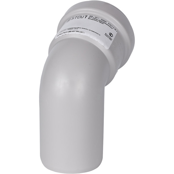 Отвод 58x67 Stout (PP, серый) (SKB-0011-005867)