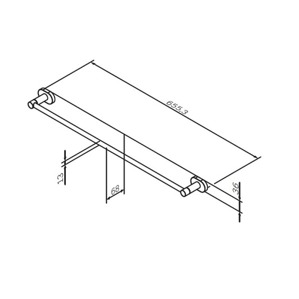 Вешалка для полотенец AM.PM Sense (A74346400)