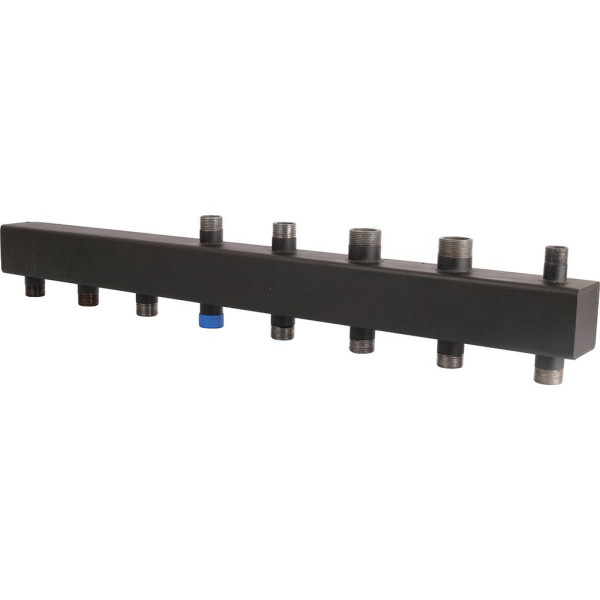 Коллектор распределительный Rommer 1"*1 1/4" на 4(5) контура (сталь, до 80 кВт) (RDG-0016-004045) Коллектор распределительный Rommer 1"*1 1/4" на 4(5) контура (сталь, до 80 кВт) (RDG-0016-004045)
