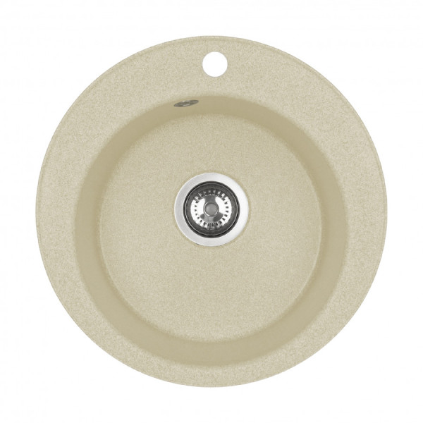 Мойка для кухни врезная Aquaton Шелли 500x500x213 шампань (1.A734.7.32S.S29.0)