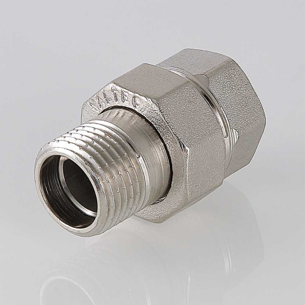 Сгон прямой 1" ВН Valtec (никель) (VTr.341.N.0006) Сгон прямой 1" ВН Valtec (никель) (VTr.341.N.0006)