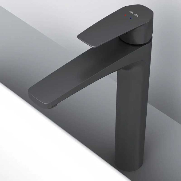 Смеситель для раковины AM.PM Gem высокий, черный (F90A92022) Смеситель для раковины AM.PM Gem высокий, черный (F90A92022)