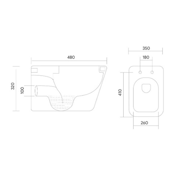 Унитаз подвесной Aquatek Дельта с сиденьем с soft-close (AQ1911-00) Унитаз подвесной Aquatek Дельта с сиденьем с soft-close (AQ1911-00)