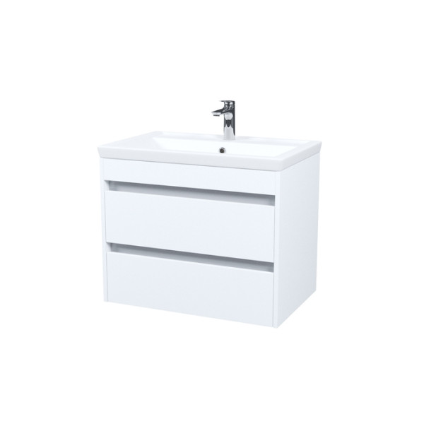 Тумба с умывальником подвесная Iddis Zodiac X 70 см белый подходит умыв. 4077000i28 (ZDX70W0i95K)