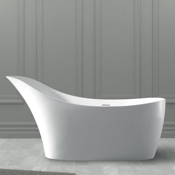 Ванна из искусственного камня Abber Stein 169x75 белая матовая (AS9618) Ванна из искусственного камня Abber Stein 169x75 белая матовая (AS9618)