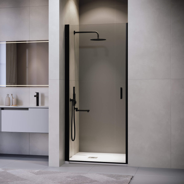 Душевая дверь RGW Leipzig 90x195 стекло прозрачное, профиль черный (35120309-14) Душевая дверь RGW Leipzig 90x195 стекло прозрачное, профиль черный (35120309-14)