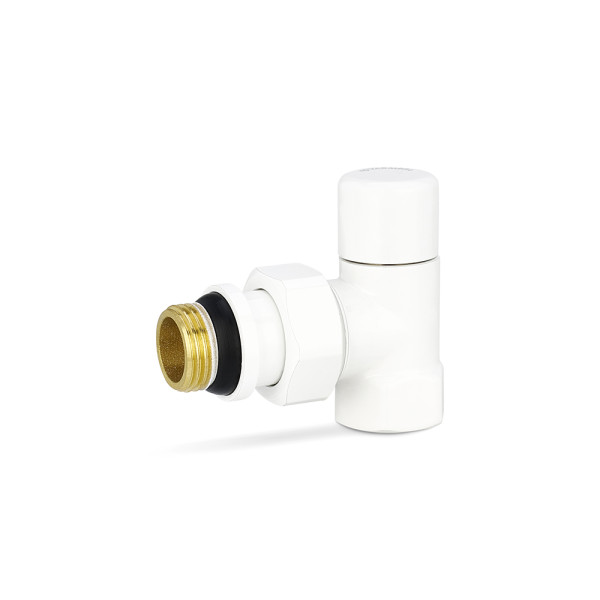 Клапан настроечный угловой 1/2" Varmega VMDV03 (белый) (VMDV03-110404) Клапан настроечный угловой 1/2" Varmega VMDV03 (белый) (VMDV03-110404)