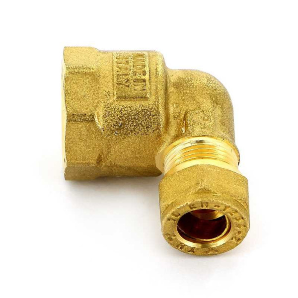 Соединение угловое 15*1/2"В (обжим) Tiemme (1000016)