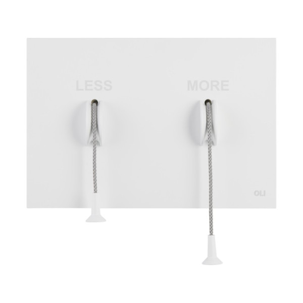 Клавиша смывная Oli Less is more белый (883526)