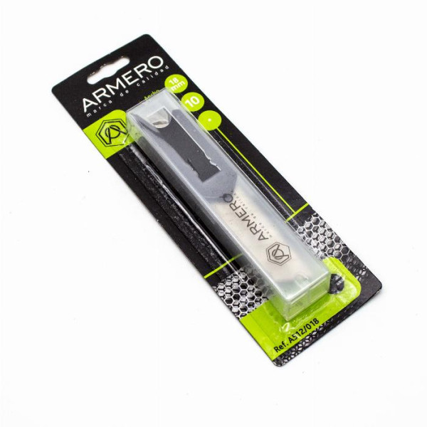 Лезвие сегментное Armero 18 мм. (10 шт.) (A512/018) Лезвие сегментное Armero 18 мм. (10 шт.) (A512/018)