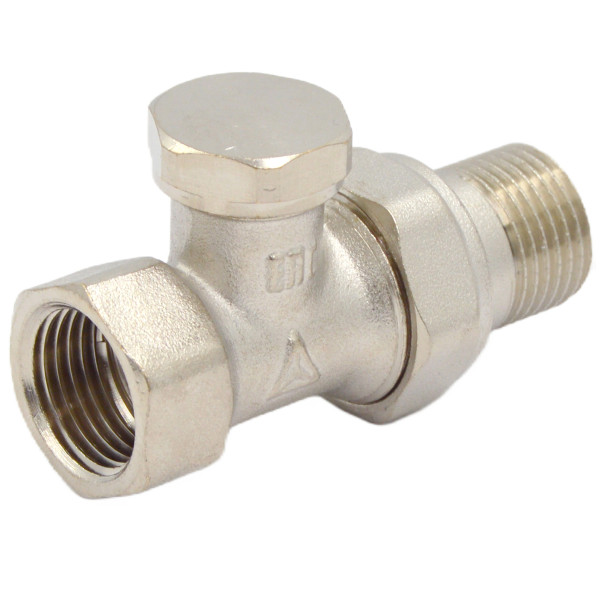 Клапан настроечный прямой 1/2" Okseler (никель) (oks00382) Клапан настроечный прямой 1/2" Okseler (никель) (oks00382)