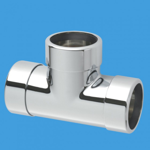 Тройник латунный 32*32*32 (хром) McAlpine (32E-CB) Тройник латунный 32*32*32 (хром) McAlpine (32E-CB)